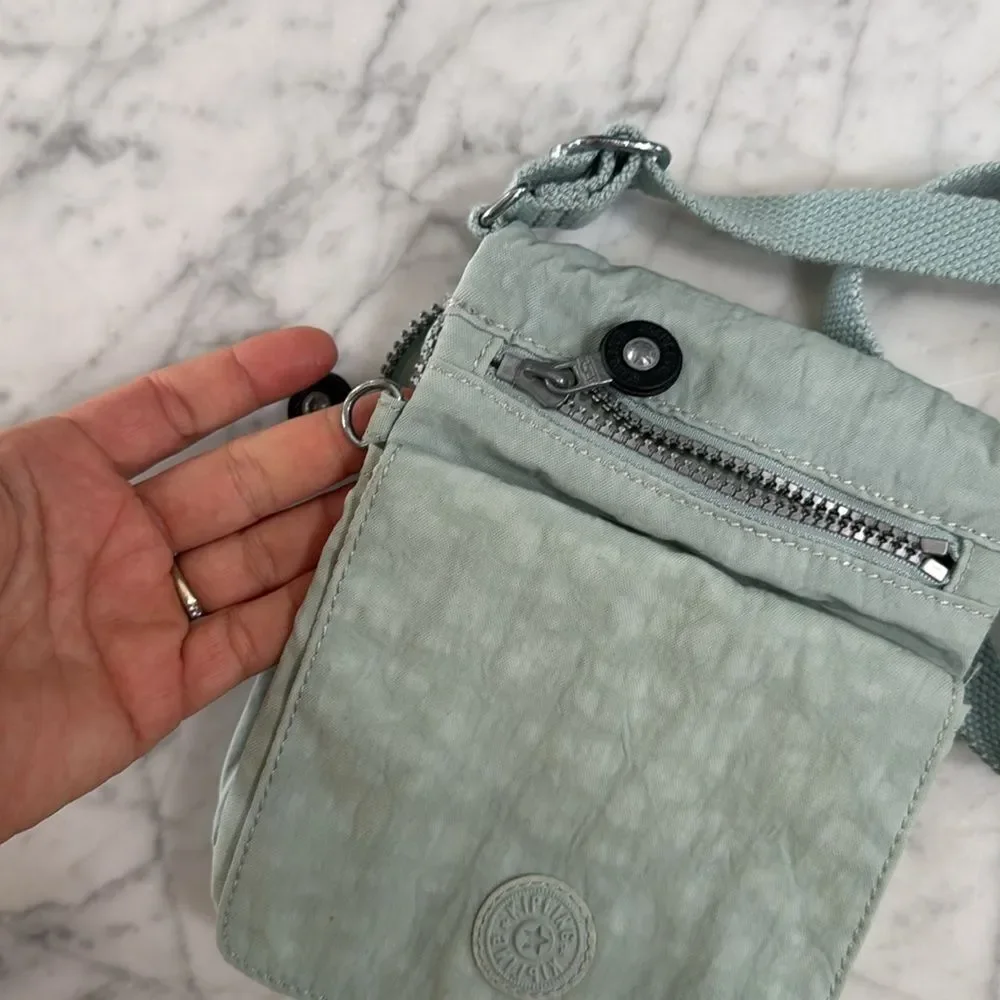 Kipling El Dorado Crossbody Shoulder Strap Mini Bag Mint